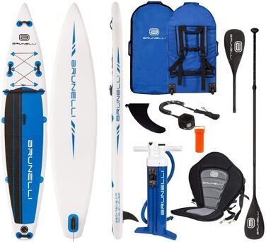 Надувна SUP-дошка Brunelli 12.6 Touring 381 см, преміум, подвійний шар