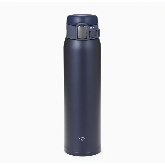 Термос-фляга Zojirushi SM-SF60-AD, 600 мл, нержавіюча сталь, морський синій, з кришкою One-Touch для пиття
