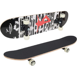 Скейтборд HUDORA Hornet ABEC 1, дизайн 4, чорний, 78,8x20,3 см