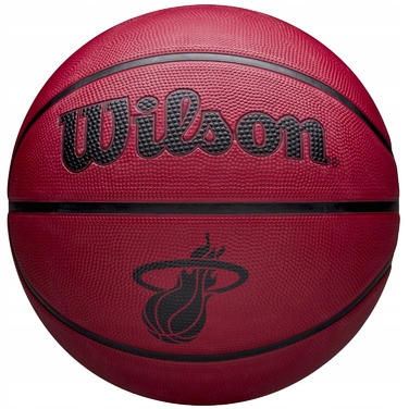 Баскетбольний м'яч Wilson NBA Team Tribute Solid Miami Heat, розмір 5