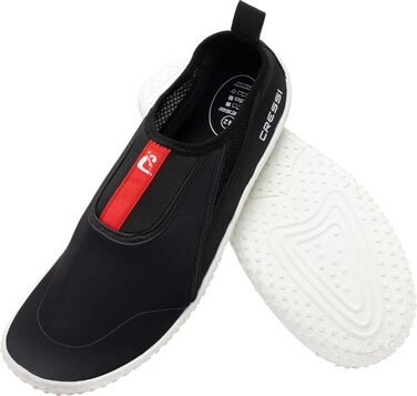 Взуття CRESSI Kiwi - унісекс, для водних видів спорту та прогулянок, чорний, біла підошва, 42 EU