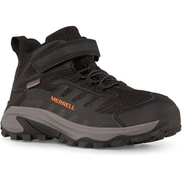 Черевики Merrell Moab Speed 2 Mid - Водонепроникні, для дітей, чорно-помаранчеві