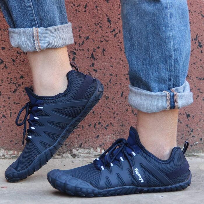 Жіночі кросівки для тренувань Weweya: мінімалістичні, для бігу по пересічній місцевості, широка передня частина, 42 EU, блакитні