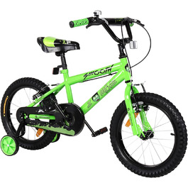 Дитяче велосипед Actionbikes Zombie 12/16/20 дюймів з V-Brake гальмами | Для дітей 2-9 років | З брудозахисниками | Для дівчаток та хлопчиків