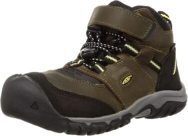 KEEN Ridge Flex Mid - водонепроникні трекінгові черевики для дітей (37 EU, Dark Olive Dusky Citron)