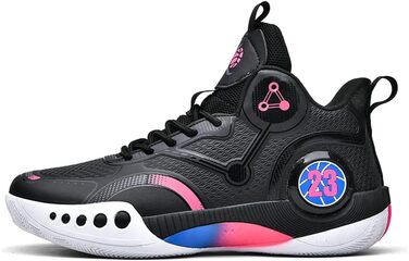 Баскетбольні кросівки для чоловіків та жінок, High Top, антиковзаючі, для занять спортом та прогулянок, зелені (38 EU, чорні)