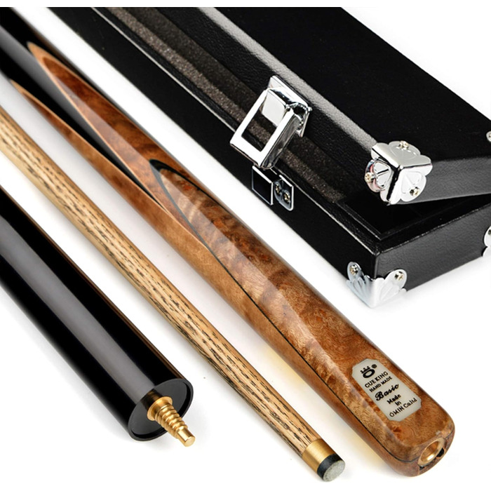 Професійний набір для більярду HIOD Ash Snooker Pool, 57 дюймів, 19 Oz, жовтий, наконечники 11.5mm