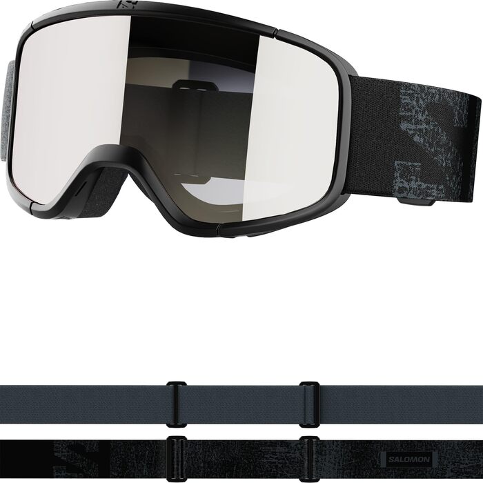 Маска для лиж та сноуборду Salomon Aksium 20 S Unisex, чорно-біла