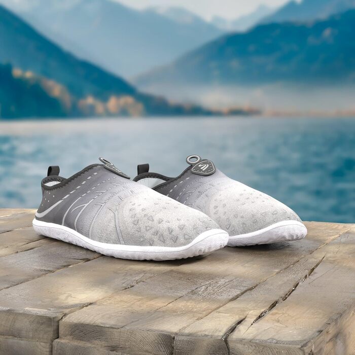 Водні шкарпетки Spesoul для жінок та чоловіків: дихаючі, швидковисихаючі, м'які, для хаду, піших прогулянок, плавання, пляжу, серфінгу, йоги, спорту (38.5/40.5 EU, Al Jiao Blgrey)