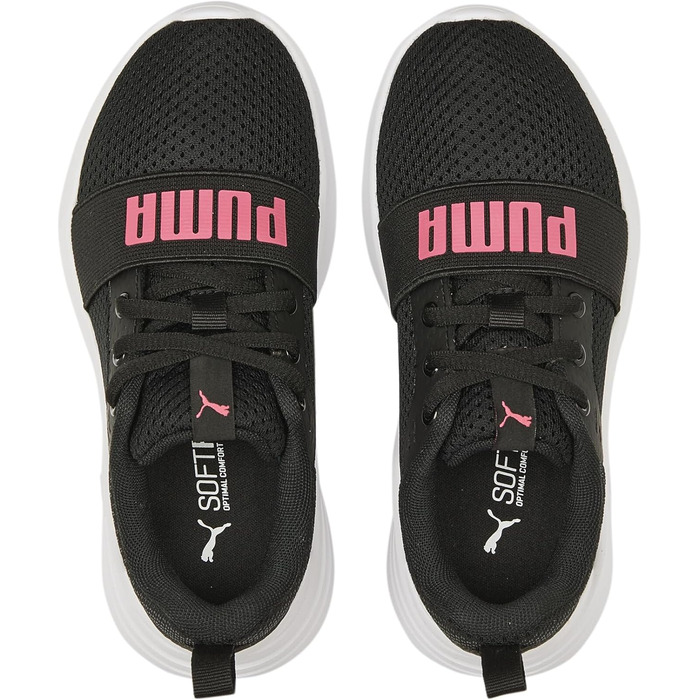 Дитячі кросівки PUMA Wired Run PS - унісекс, чорний/рожевий, 35 EU