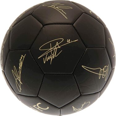Футбольний м'яч Liverpool FC Phantom Signature, чорний/золотий, офіційна команда, універсальний розмір