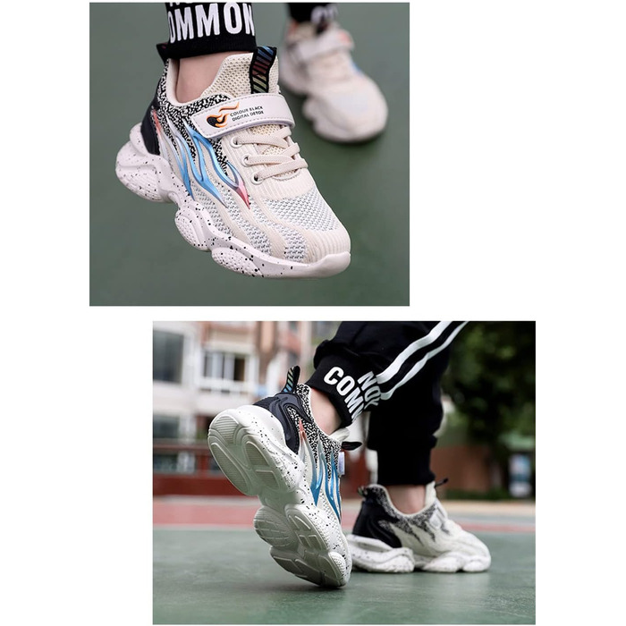 Дитячі кросівки для активного відпочинку: легкі, зручні, дихаючі. Підходять для хлопчиків та дівчаток, розмір 28-39 EU, білі.