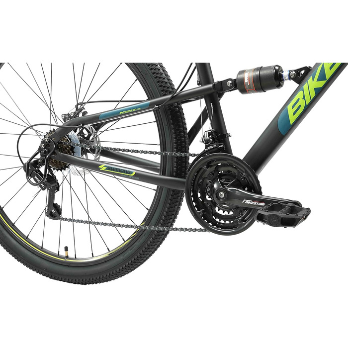 Гірський велосипед BIKESTAR, повністю амортизований, Shimano 21 швидкість, дискові гальма, колеса 26/27.5/29 дюймів, рама 15/17/19 дюймів, MTB