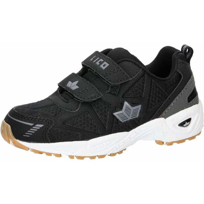 Дитячі кросівки Lico Flori VS (32 EU, чорний/сірий) – унісекс