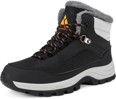 Зимові черевики Mishansha для жінок, утеплені, непромокаючі, туристичні, розмір 36-42, чорний