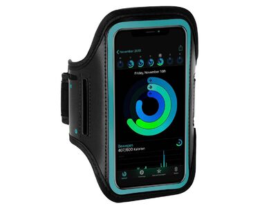 Спортивний браслет ONEFLOW для Samsung Galaxy A55 5G: тримач для телефону на руку, водонепроникний, для бігу та фітнесу, синій