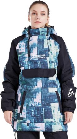 Жіночий сніговий костюм Bluemagic: тепла та дихаюча куртка-софтшелл для активного відпочинку. XL, зелений