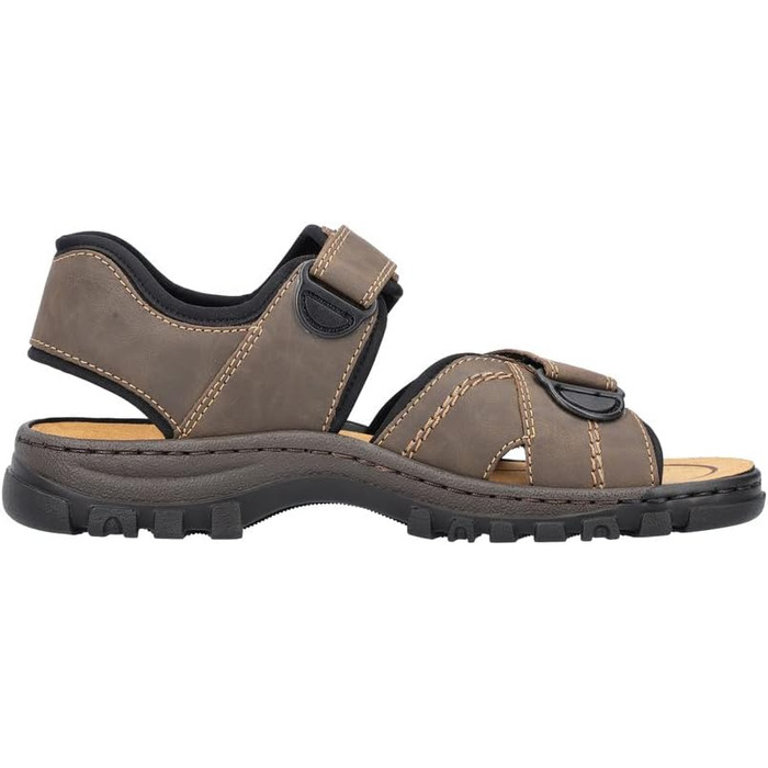Чоловічі сандалії Rieker коричневого кольору, розмір 40 EU