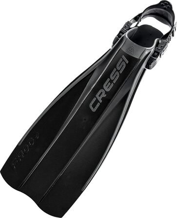 Ласти Cressi Frog для дайвінгу, регульовані, L-XL, чорні, Італія