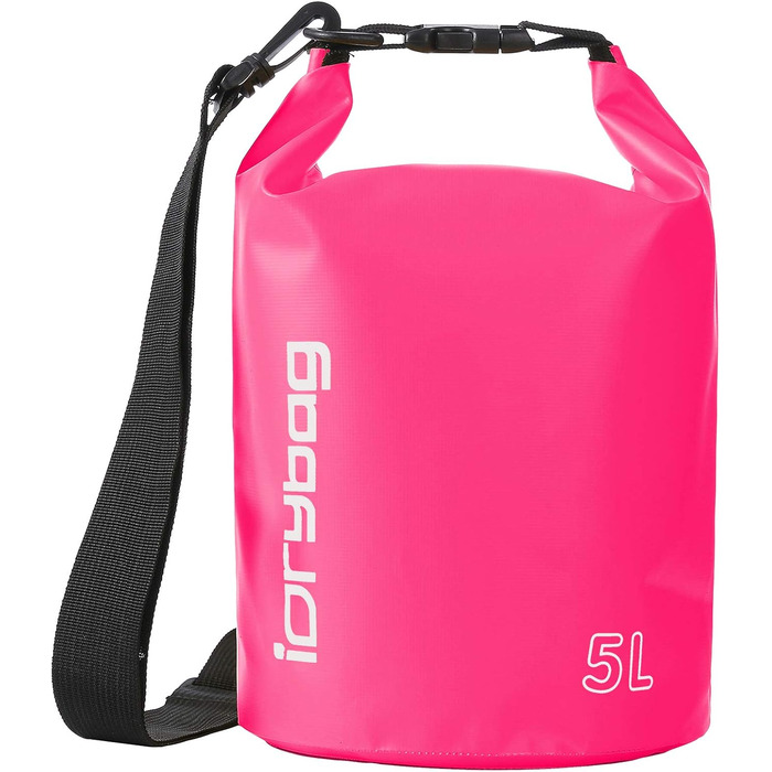 Водонепроникний мішок IDRYBAG 5L, червоний, для каякінгу, водних видів спорту та подорожей