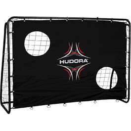 Футбольні ворота HUDORA Freekick з мішенню для тренування ударів, для дітей та підлітків
