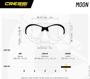 Дитяча маска для плавання та дайвінгу Cressi Moon Kid, 7–15 років, силіконова, антиалергенна, стійка до подряпин, регульована, синьо-лаймова