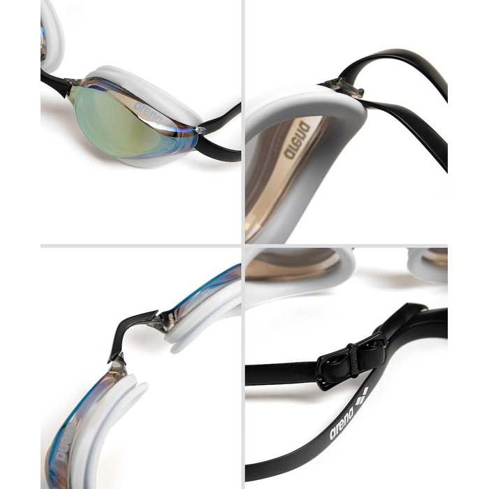 Окуляри для плавання ARENA PYTHON MIRROR Gold/White/Black SW3 One Size
