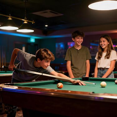 Професійний кий для більярдного столу JX (2 шт.) з наконечником 13 мм, довжиною 147 см, з канадського клену, 18 oz