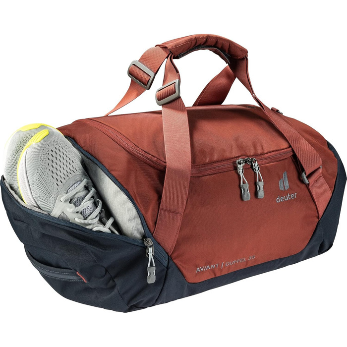 Спортивна сумка Deuter AViANT Duffel 35 л для подорожей, червоно-синя