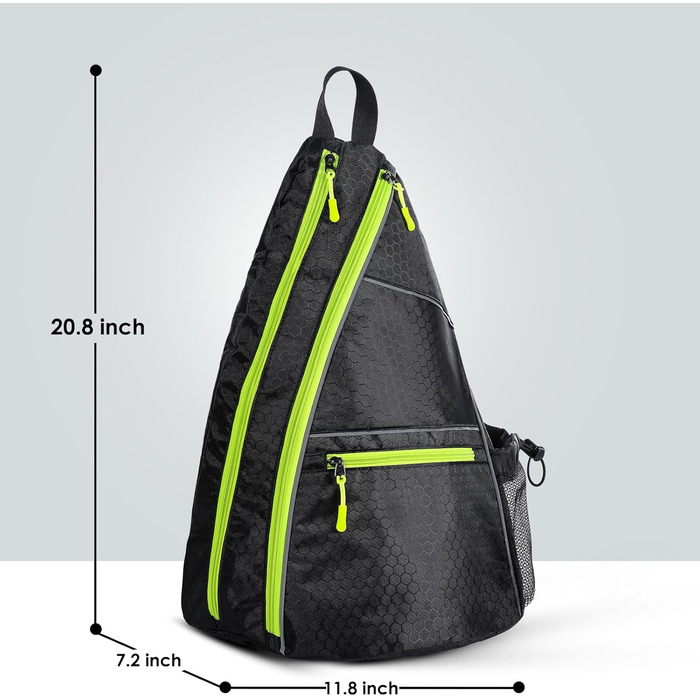 Набір пікбол-ракетки Achiou - пікбол-ракетки з високопродуктивною поверхнею з скловолокна, легкі, з сумкою, для чоловіків та жінок, 2 м'ячі для пікболу (outdoor та indoor)