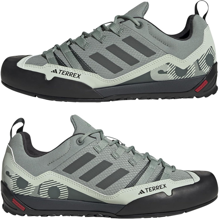 Туфлі для хайкінгу adidas Terrex Swift Solo 2.0 (47 1/3 EU, Silver Green Legend Ivy Linen Green)