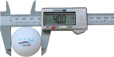 М'ячі для настільного тенісу MAPOL, 3 зірки, для досвідчених гравців, 100 шт, білі