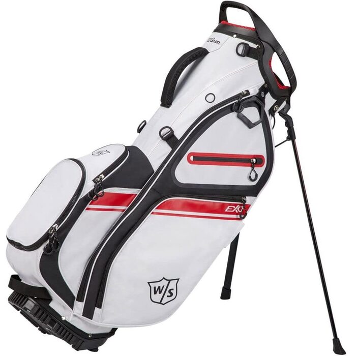 Гольф-кеді Wilson Staff eXo II CARRY White/Black/Red - білі, чорні, червоні