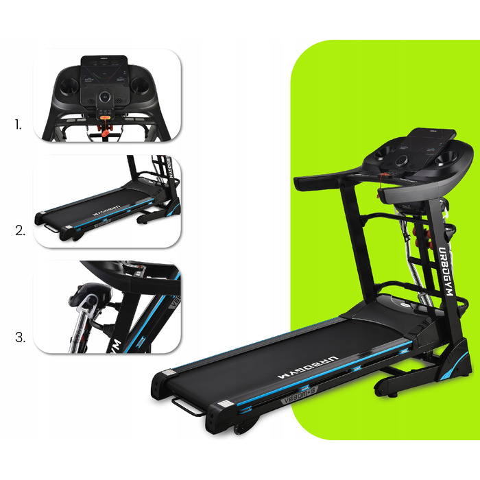 Електрична бігова доріжка Urbogym V680MS (до 120 кг)