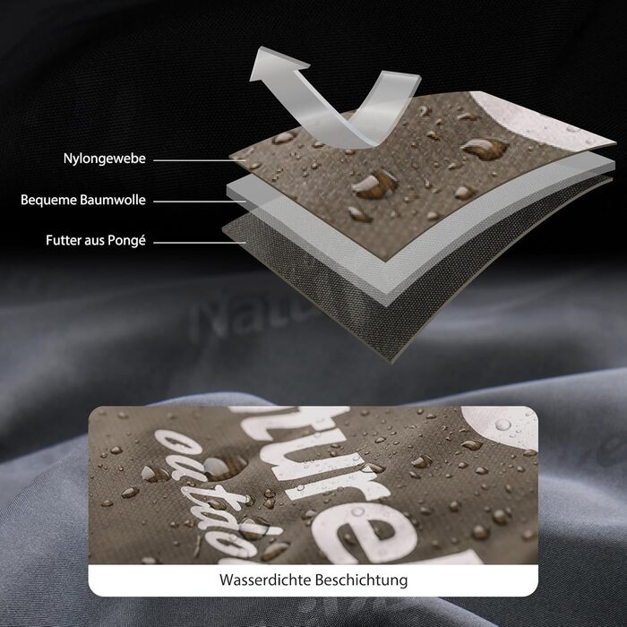 Спальний мішок Naturehike Deckenschlafsack - для туризму та кемпінгу, 7°C, легкий, підлітковий та дорослий (LW180-Braun)