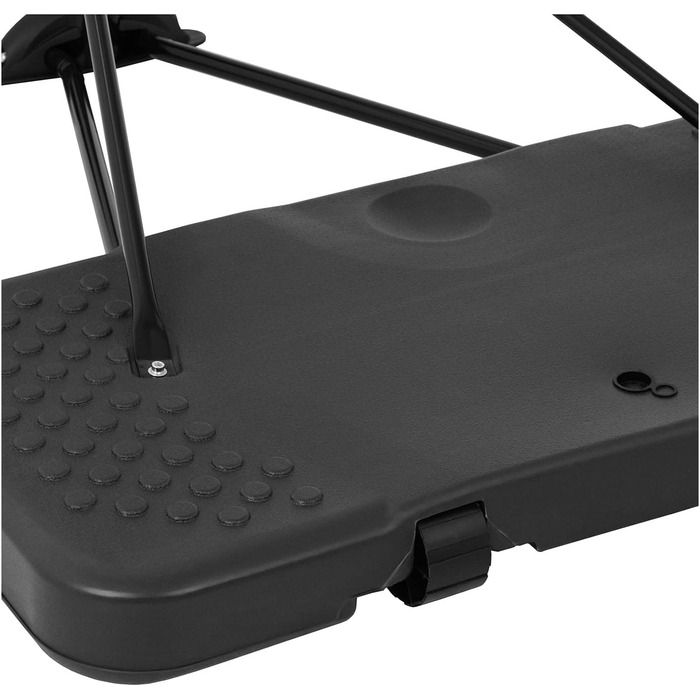 Баскетбольне кільце Gymrex GR-BS11 з підставкою, регульована висота 200-305 см, 2 колеса, стійке до погодних умов, діаметр кільця 45 см, наповнювана база