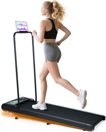 Біговий доріжка AiQInu для дому, 2.5HP, Walking Pad з пульт дистанційного керування, LED-дисплеєм та Bluetooth, регульований стіл для дому та офісу, швидкість 2-8 км/год (110*46*96 см)