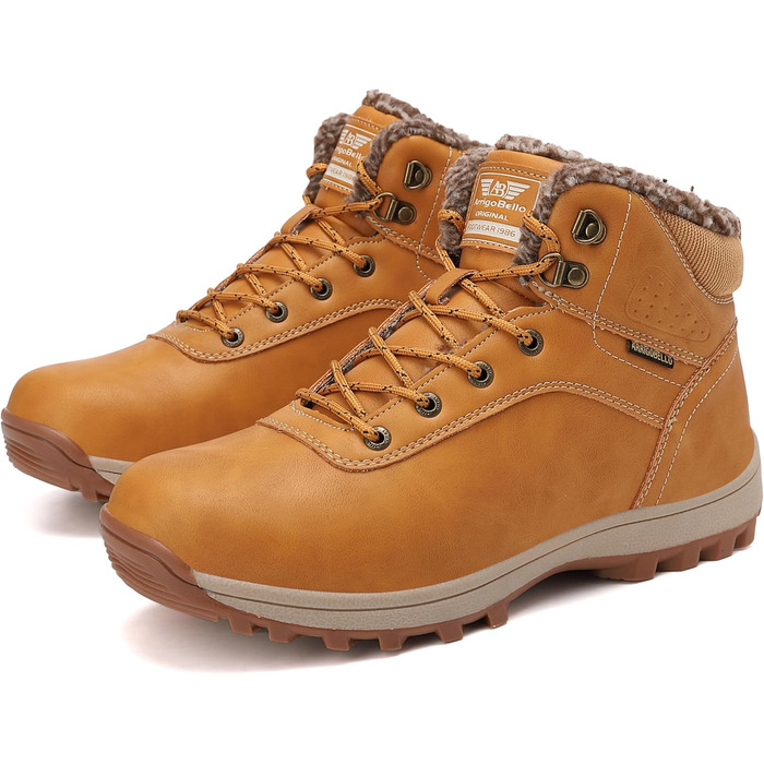 Зимові черевики ARRIGO BELLO: утеплені, непромокаючі, антиковзаючі, унісекс, розмір 36-46 (жовтий)