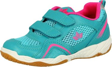 Дитячі спортивні зала Halenturnschuhe Lico для залу (35 EU, блакитно-рожеві)