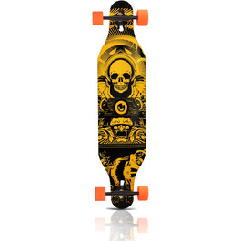 Скейтборд PINESKY Longboard 41 дюйм 8 шарів клена, комплект для круїзингу, карвінгу, фрістайлу та спуску з інструментом T-Tool