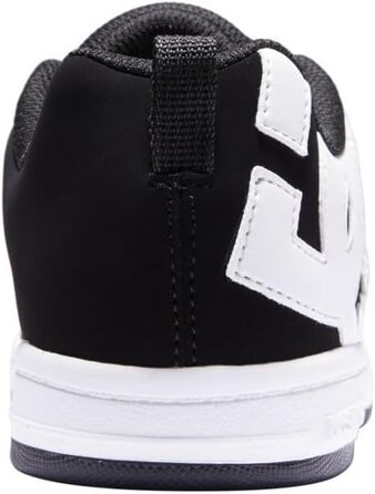 DC Shoes Court Graffik - Чоловічі скейтбординг кросівки, чорно-білі, 35.5 EU
