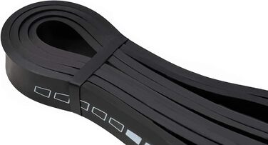 Фітнес-стрічки Hop-Sport з латексу, різний опір 7-137 кг, еспандери для силових і фітнес тренувань, для набору м'язової маси, чорні