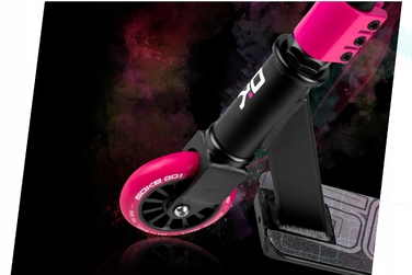 Трюковий самокат SOKE GO! ABEC-9 100мм Stunt, багатоколірний