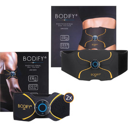 Bodify® 3в1 EMS тренажер Pro для стимуляції м'язів тіла – електростимулятор для пресу, рук і ніг, універсальний м'язовий тренажер для чоловіків і жінок, оригінал
