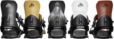 Кріплення для сноуборду JONES Orion 2024 Eclipse Black, чорні