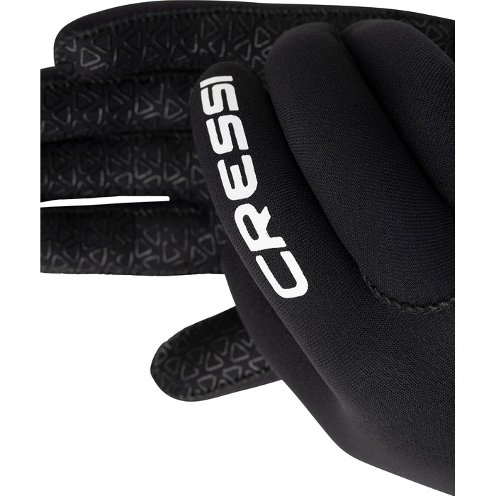 Рукавички для дайвінгу Cressi Black Neoprene Gloves Resilient 3mm, чорні, для дорослих