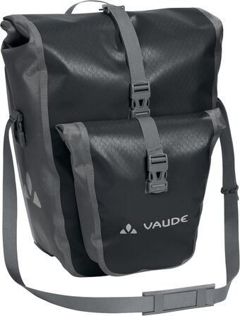 Велосумка VAUDE Aqua Back Plus 25 л, водонепроникна, для багажника, чорна, проста фіксація, Німеччина