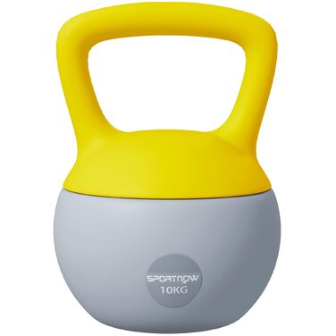 Гантель SportNOW Soft Kettlebell 10 кг з неслизькою ручкою для фітнесу та силових тренувань вдома