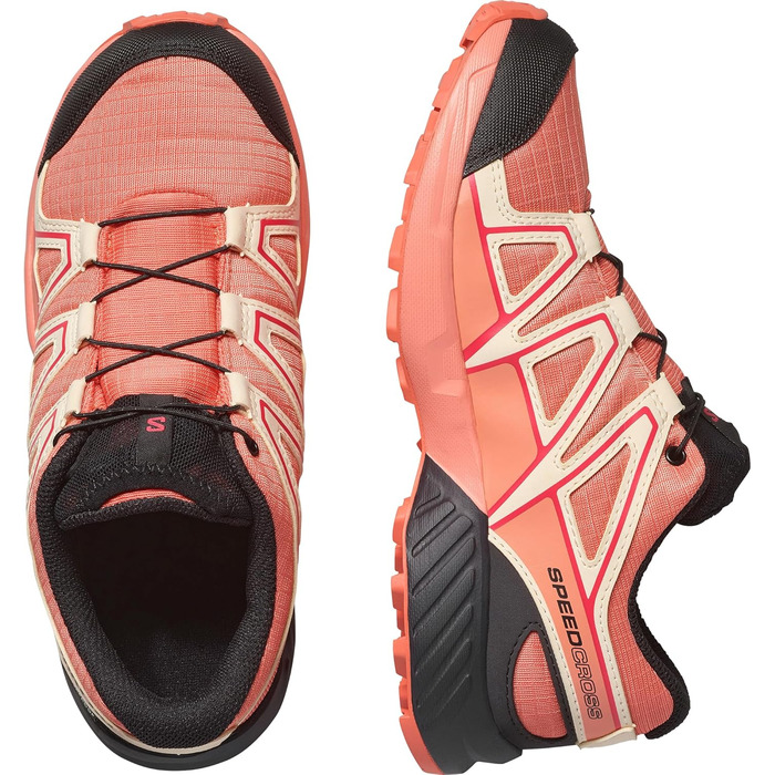 Salomon Speedcross Waterproof: Дитячі трекінгові кросівки для хайкінгу, 32 EU, Emberglow/Peach/Coral