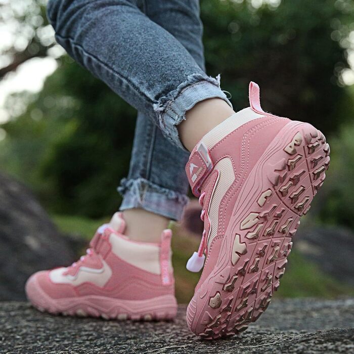 Водонепроникні дитячі трекінгові кросівки для активного відпочинку, рожеві (35.5 EU)